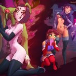 Teen Titan Starfire Raven Hentai Holiday Orgy By Artist Queen Complex
