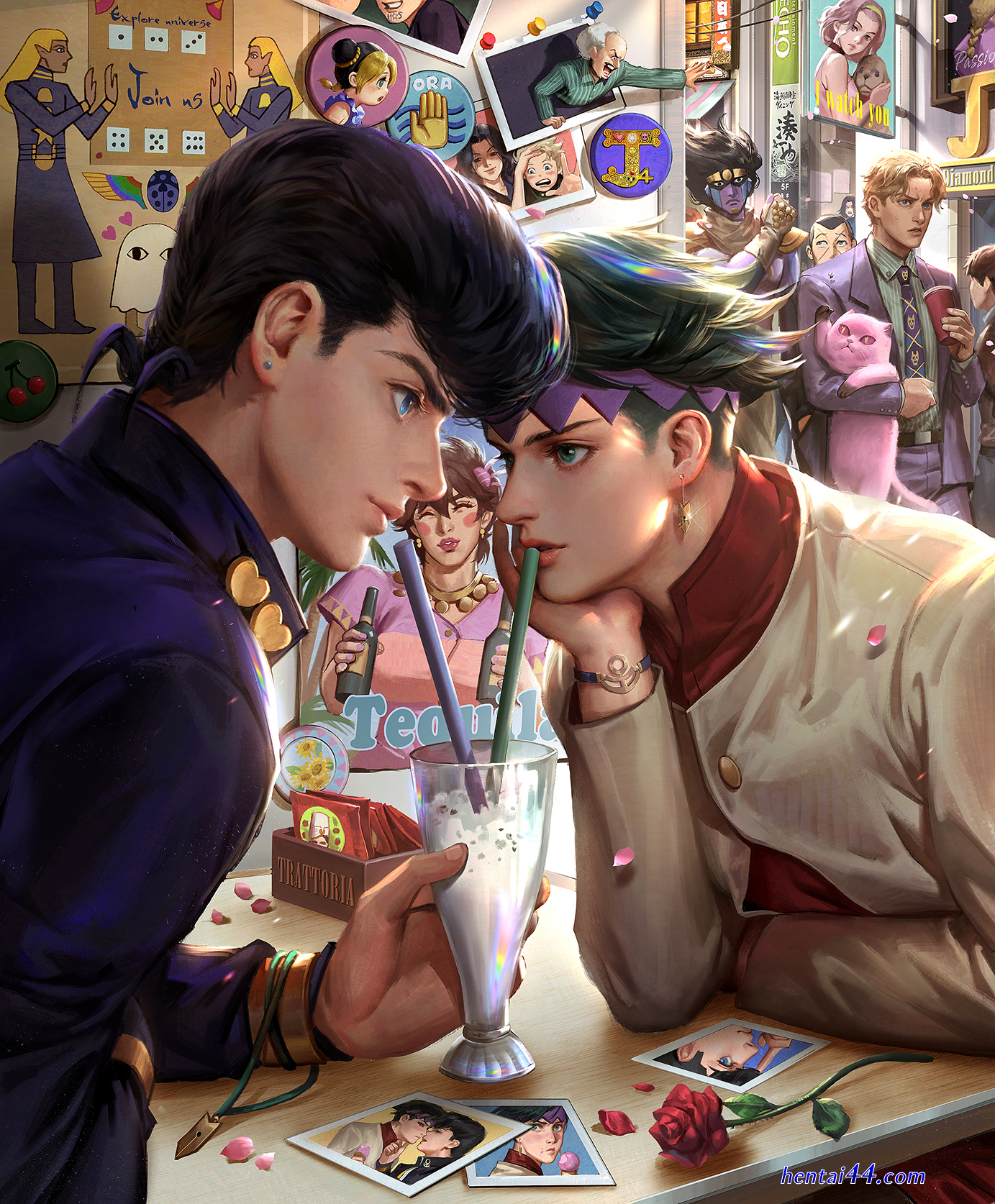 Yaoi rohan x josuke