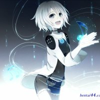 anime 18 white blue