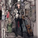 少女と裏路地