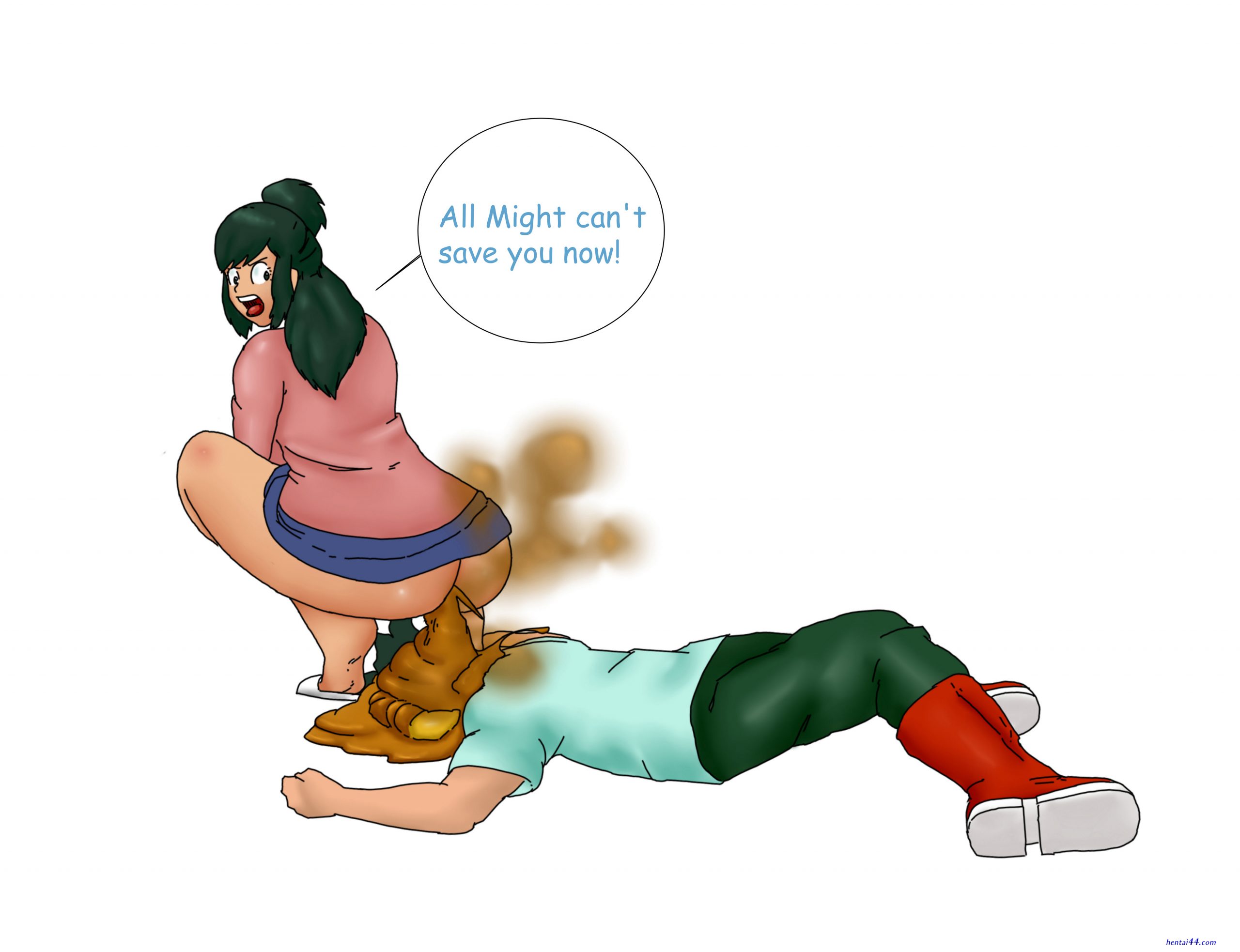 Deku facesitting