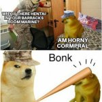 horny marine hentai