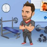 korean cartoon fitness instructors