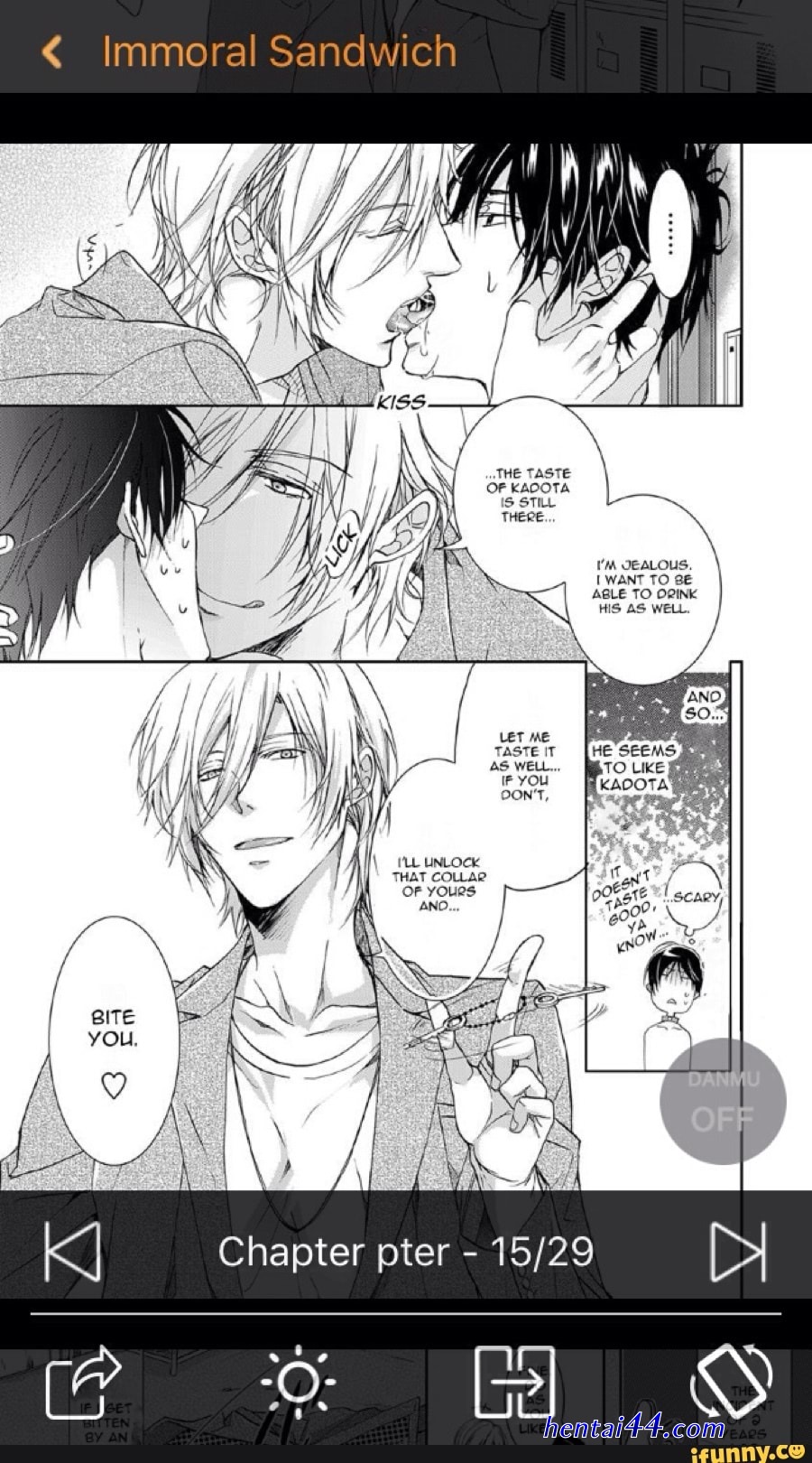 Immoral sandwich yaoi