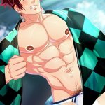 tanjiro porn yaoi manga