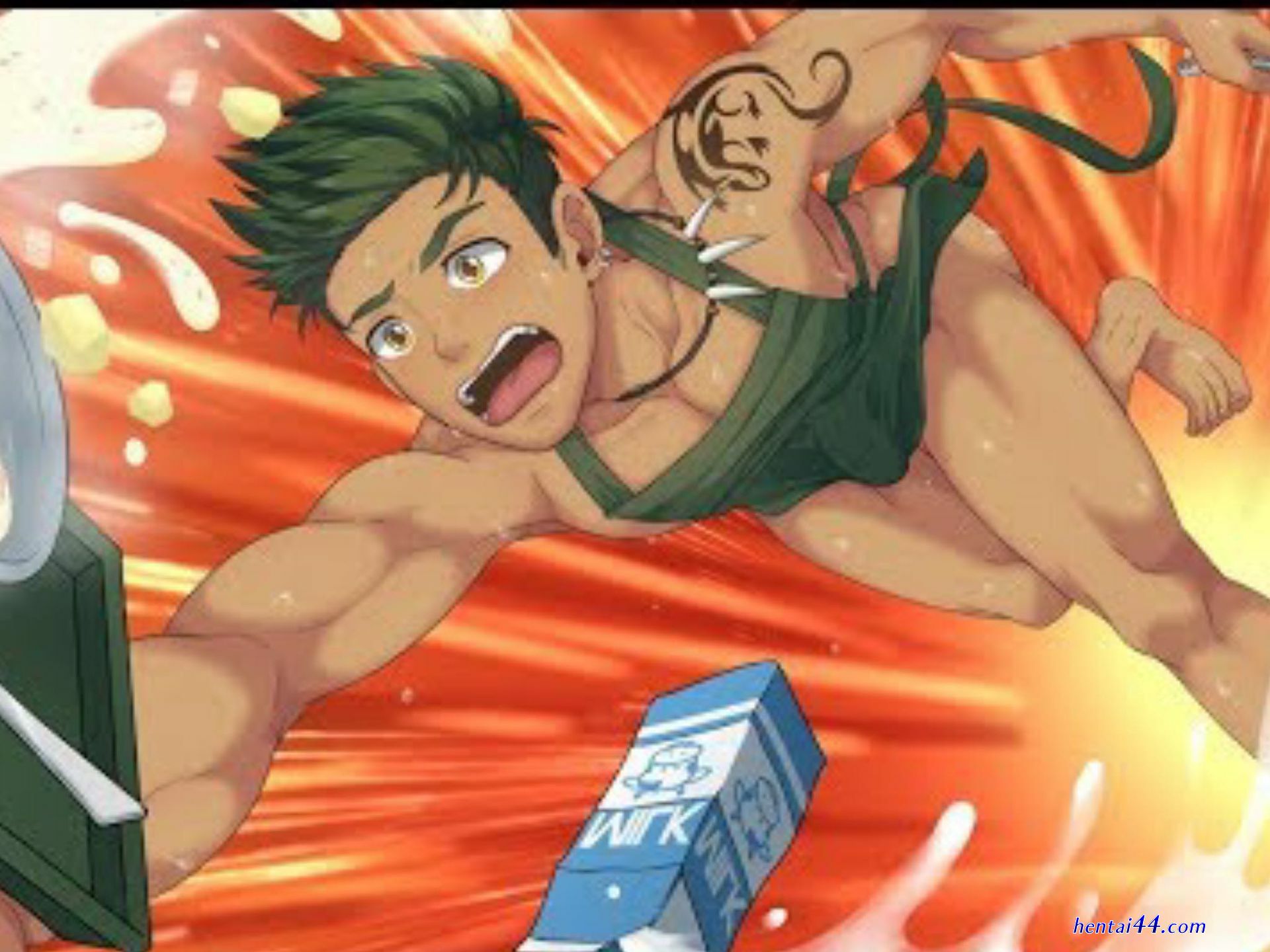 Hentai yaoi teasing handjob