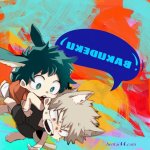 cute bakudeku manga