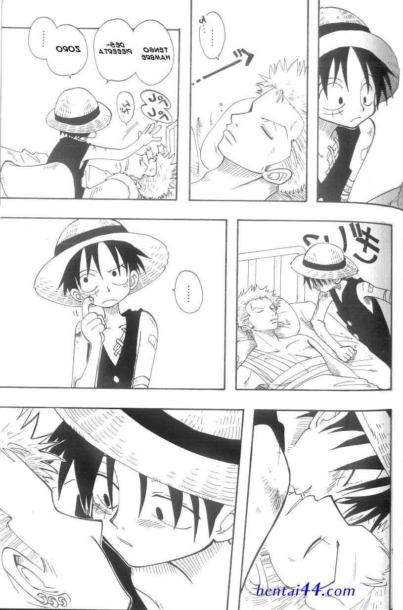 One poece yaoi luffy and zorro manga