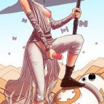 rey star wars hentai caption