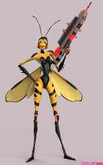 wasp woman transformation hentai