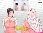 comic madloki hijab