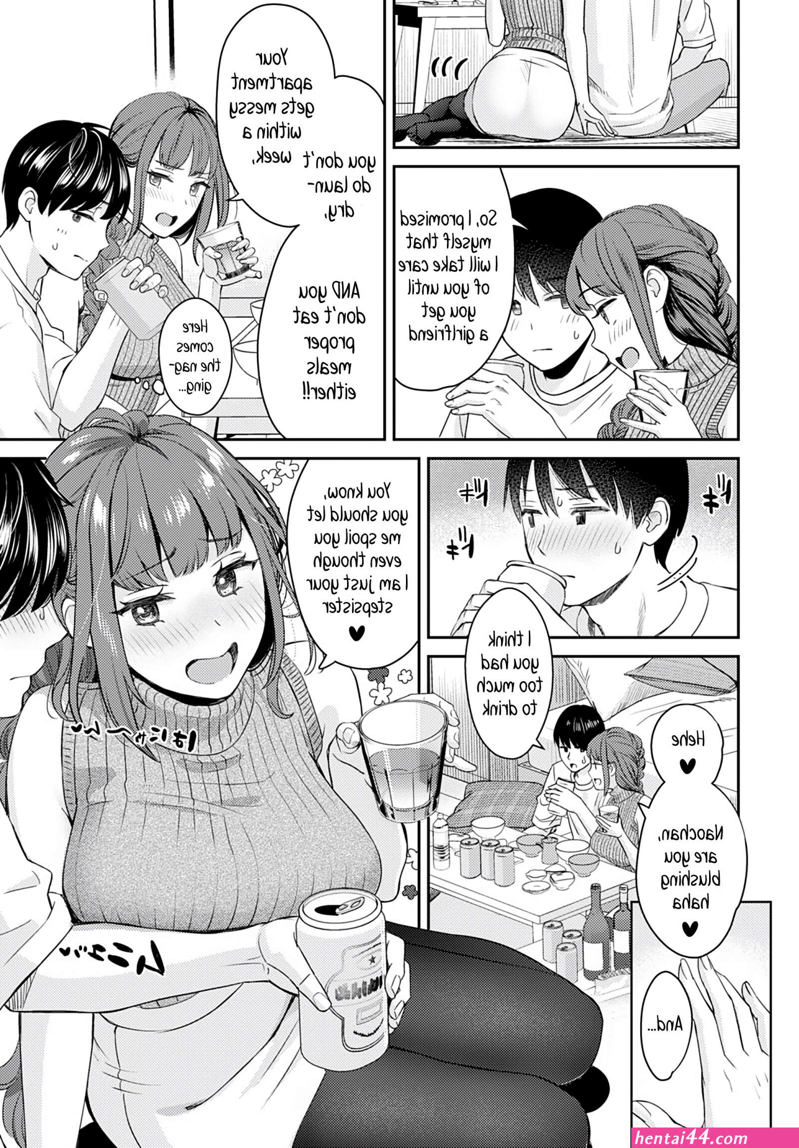 Stepsister hentai comic