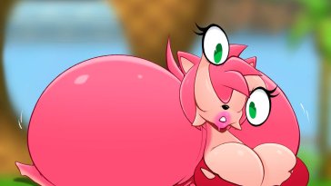 Breast inflation animation