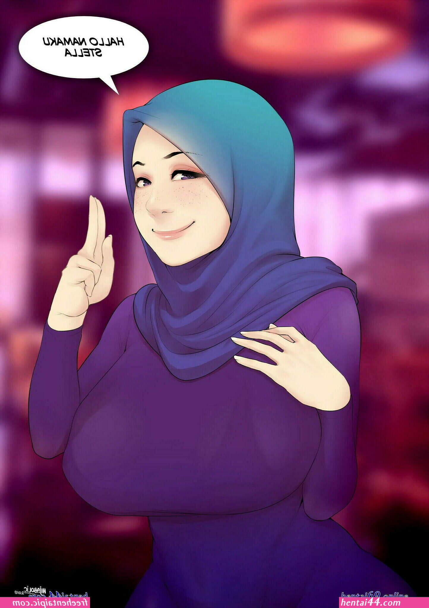 Ngentot ibu berjilbab semok