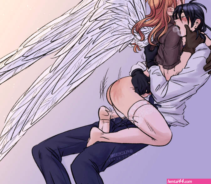Aki x angel hentai