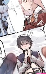 Angel Zero Two and Zero One x Hiro futa