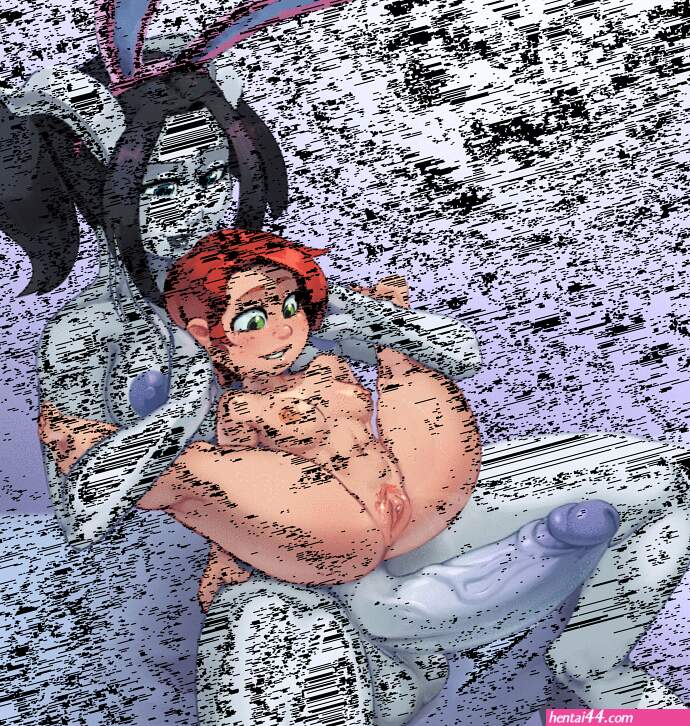 Belly expansion big dick hentai gif
