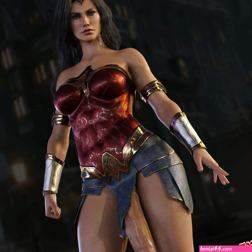 Big dick futanari wonder woman