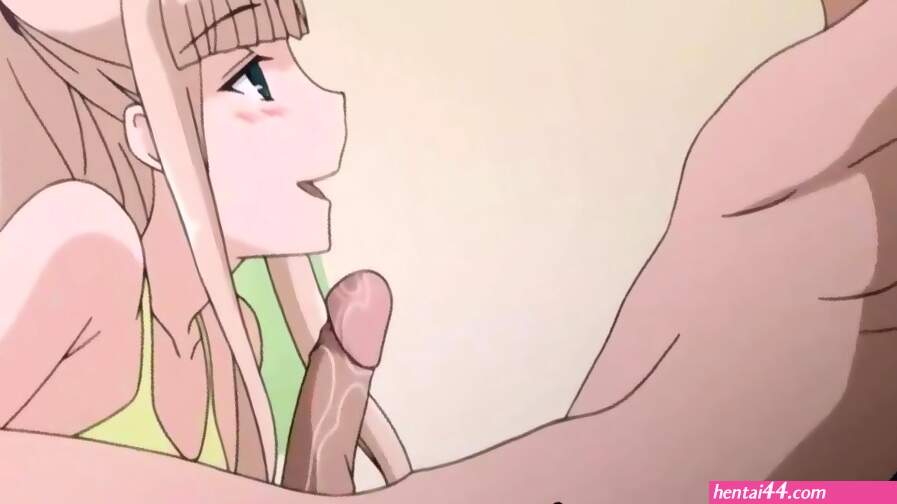 Blonde hentai blowjob