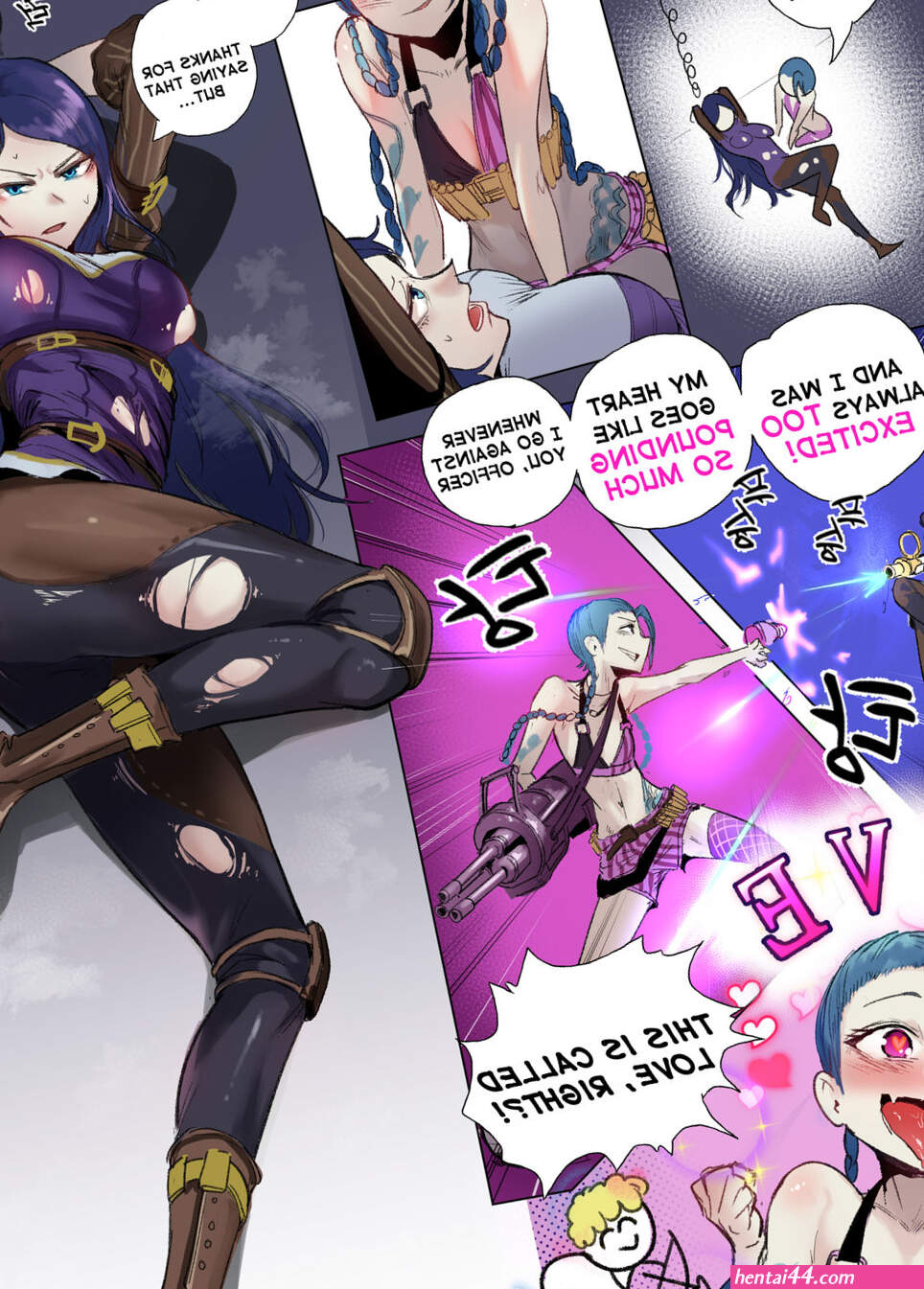 Caitlyn league of legends hentai   lol