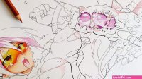 Drawing Hentai Girl With Toy
