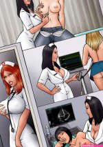 Porn comic Lesbian Nursing Sex comic hot beauty nurses