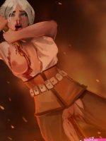 Impaled Ciri by famituos