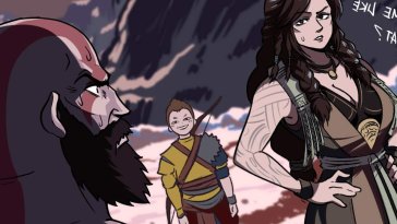 Kratos freya hentai comic
