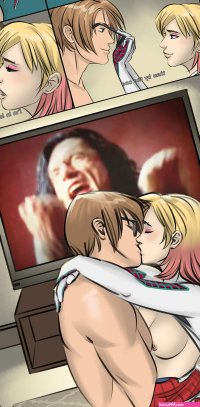 Peter ParkerSpider-Man Gwen StacyGhost Spider: Flirty Love The Room by Ashmount