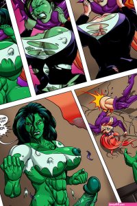 She-Hulk She-Hung Futa Comic by Transmorpher DDS