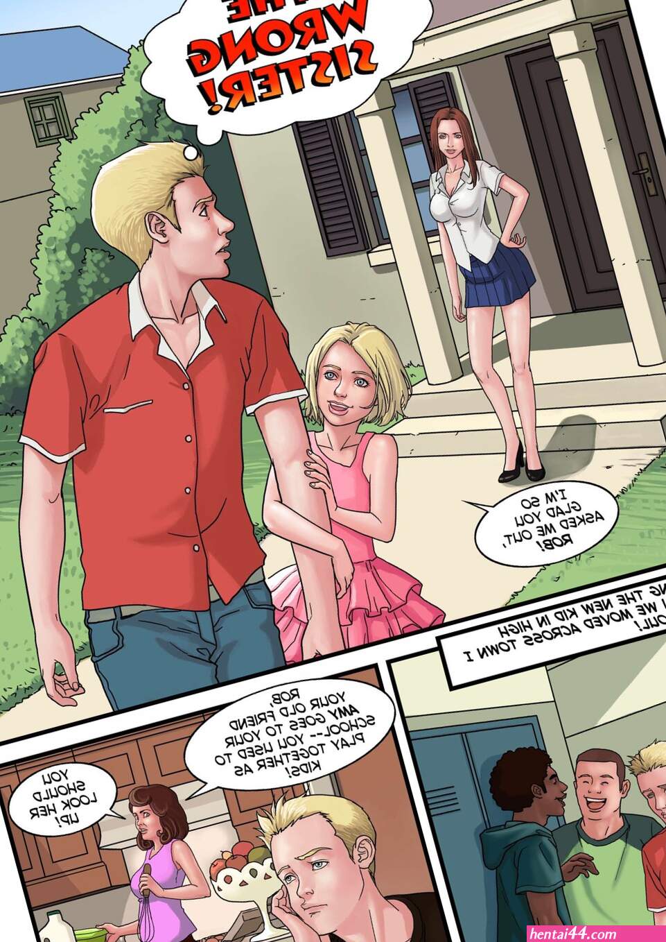 Sister sex cartoon