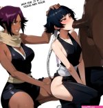 bleach shihouin yoruichi soifon sui-feng ezzezezz