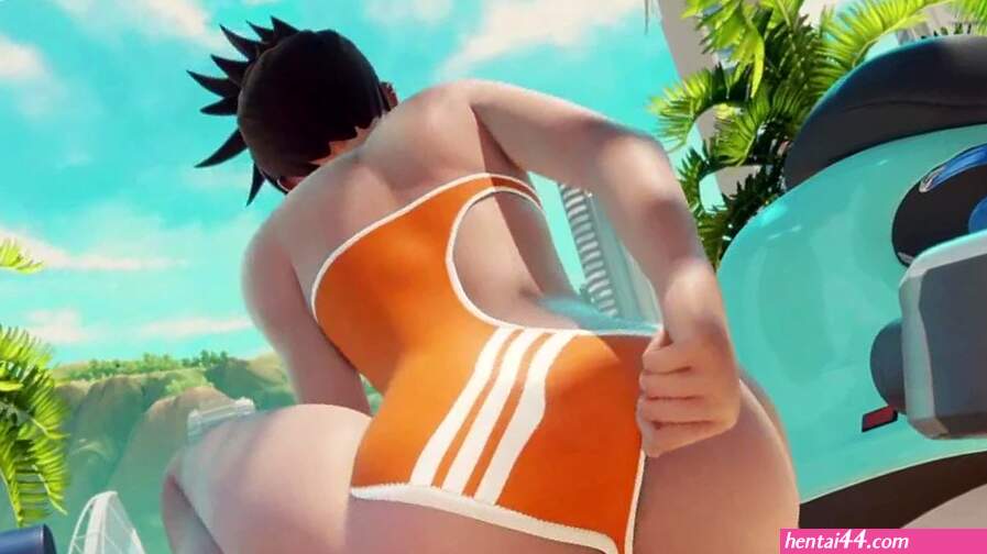 Tracer swimsuit hentai