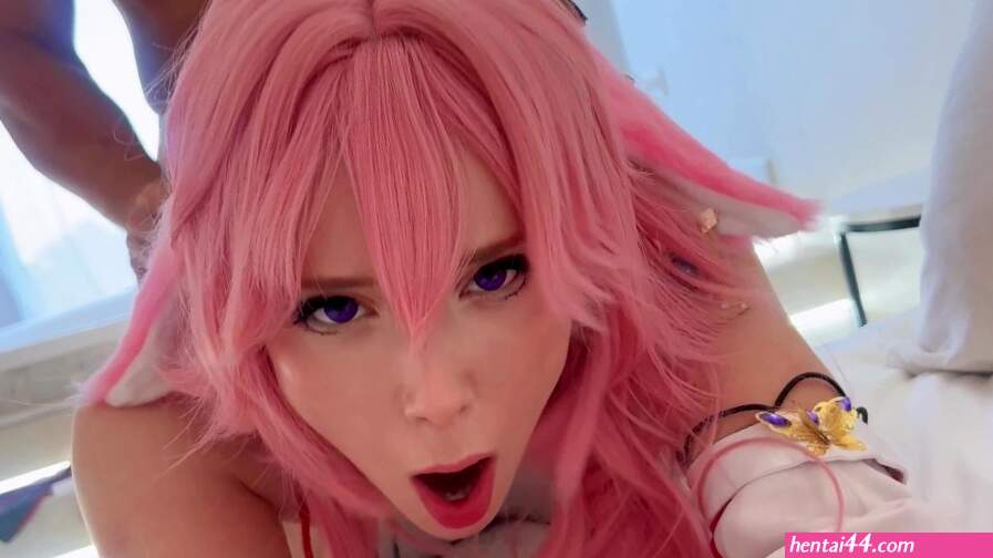 Yae miko cosplay hentai