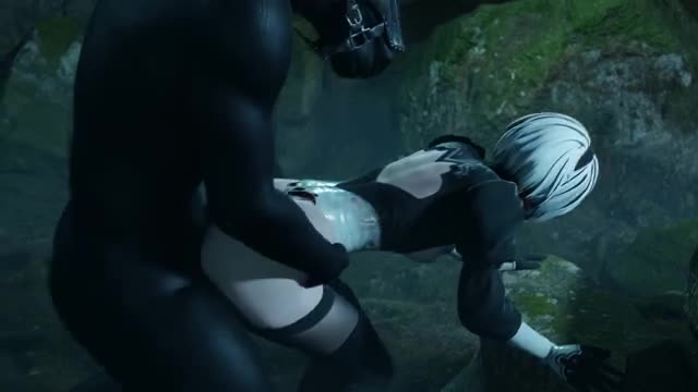 2B Fucked Deep In The Woods [Rekin3D][4K]
