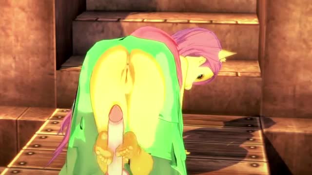 "You have fun with Fluttershy in the garden~!" (Animation With English Voice Acting)