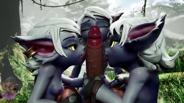 3D Collaborative Fellatio Compilation