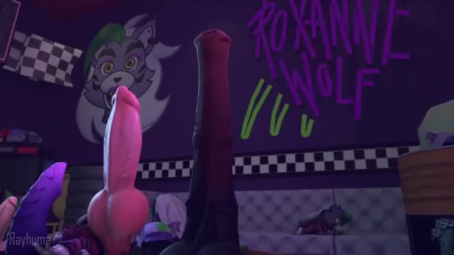 [4K] Roxane Wolf Dildo Riding [Rayhuma]