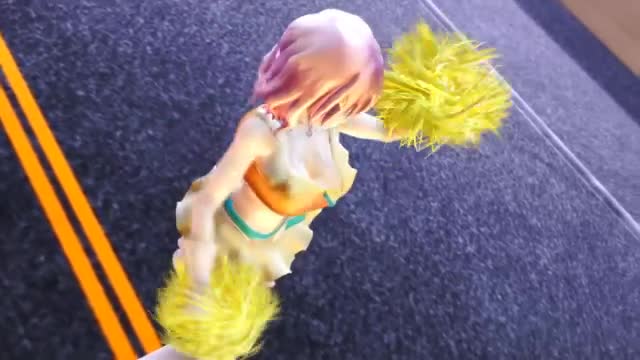 [4KMMD] Short Hair Girl Eatem UP!