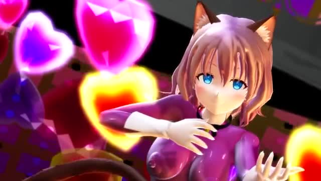[4KMMD]Short Hair Girl PiNK CAT