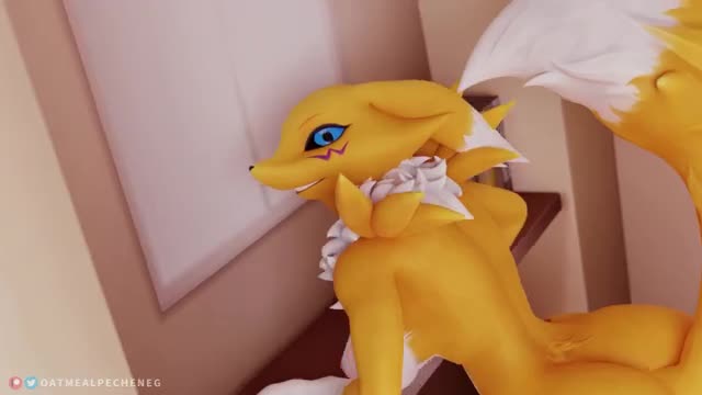 [4K]Renamon Group Sex