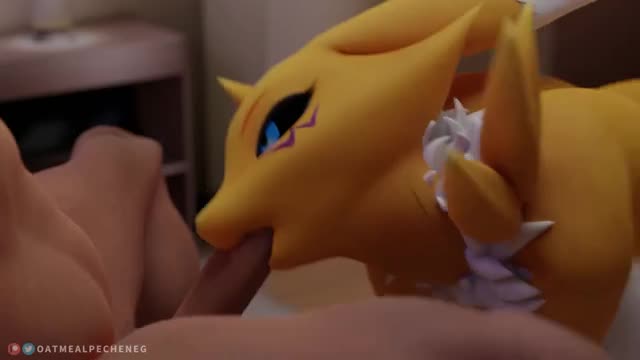 [4K]Renamon Sex