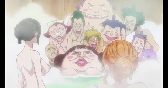 [4K]Wano country public bath scene(Strip Version)