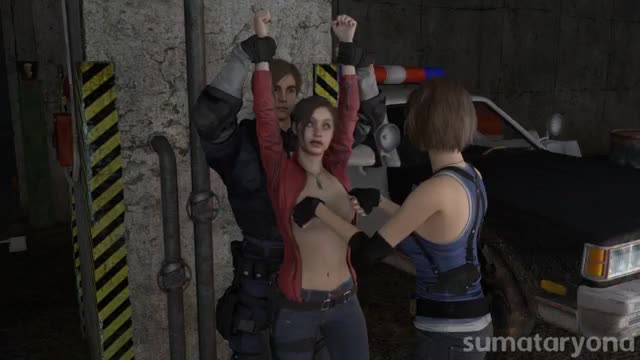 #8 Resident Evil – Claire & Jill belly punching