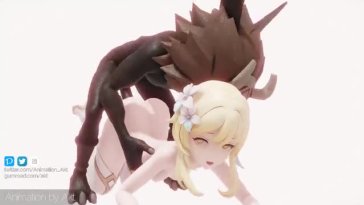 A hilichurl fucks Lunime