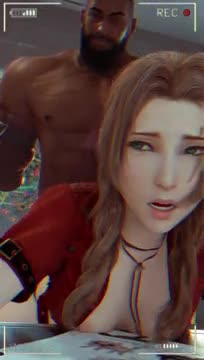 Aerith finally gets some alone time with Barret.[RougeNine]