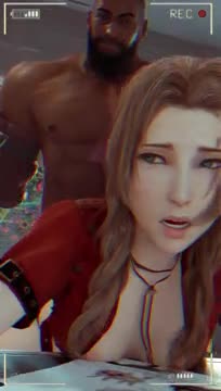 Aerith finally gets some alone time with Barret.(with sound)[RougeNine]