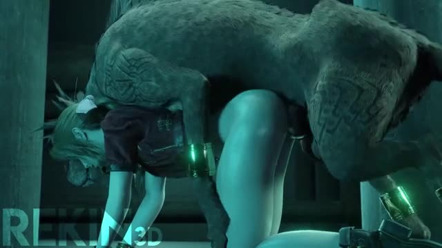 Aerith x Red XIII [Rekin3D]