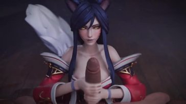 Ahri handjob