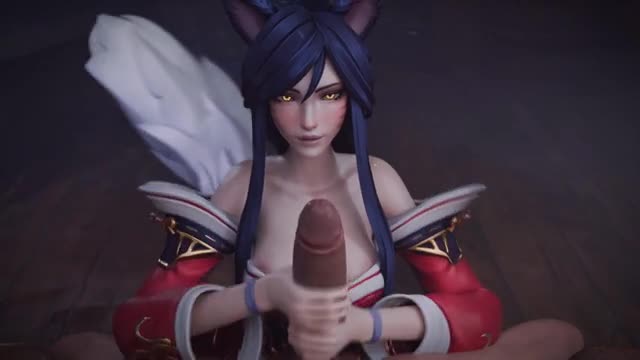 Ahri handjob